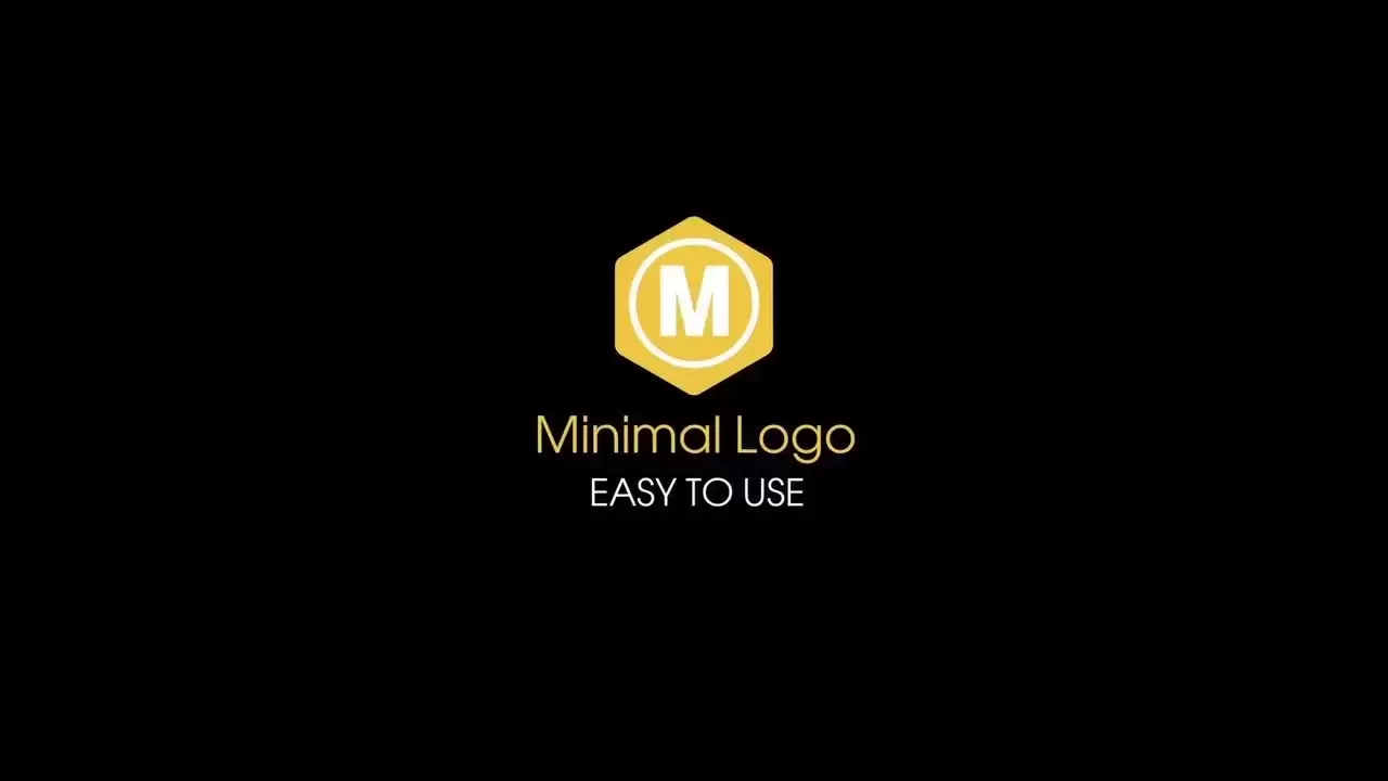 干净简单的LOGO标志动画AE模板视频下载(含音频)