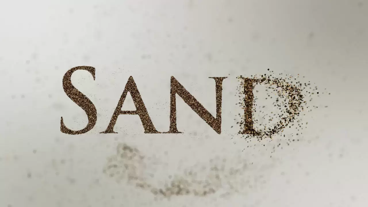 沙尘粒子汇聚特效logo展示AE模板视频下载插图