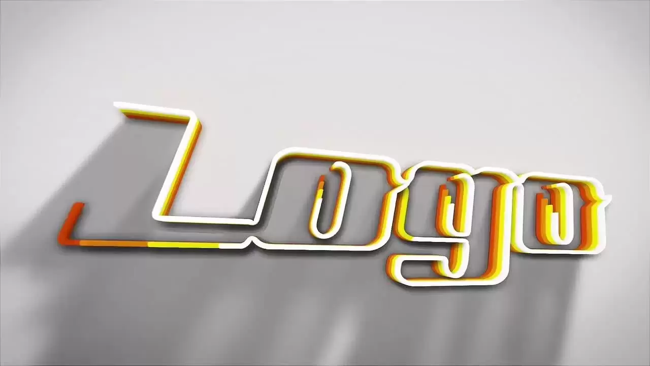彩色LOGO标志简介动态动画AE模板视频下载(含音频)插图