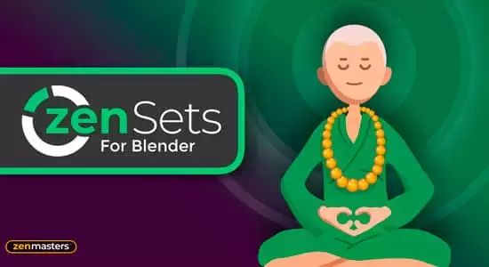 创建管理网格元素顶点组Blender插件 Zen Sets v2.3.1插图