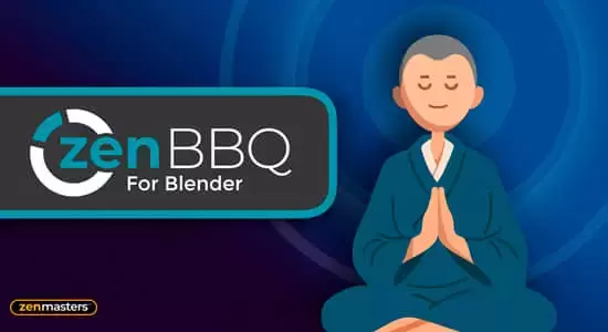 Blender插件-三维模型倒角工具 Zen BBQ V1.0.2.1插图