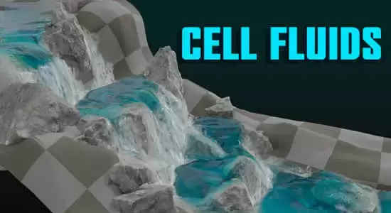 Blender插件-水流特效动画模拟 Cell Fluids V1.5