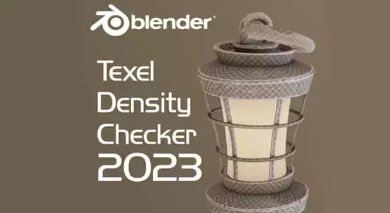 Blender插件-贴图大小密度分布控制工具 Texel Density Checker 2023.2插图