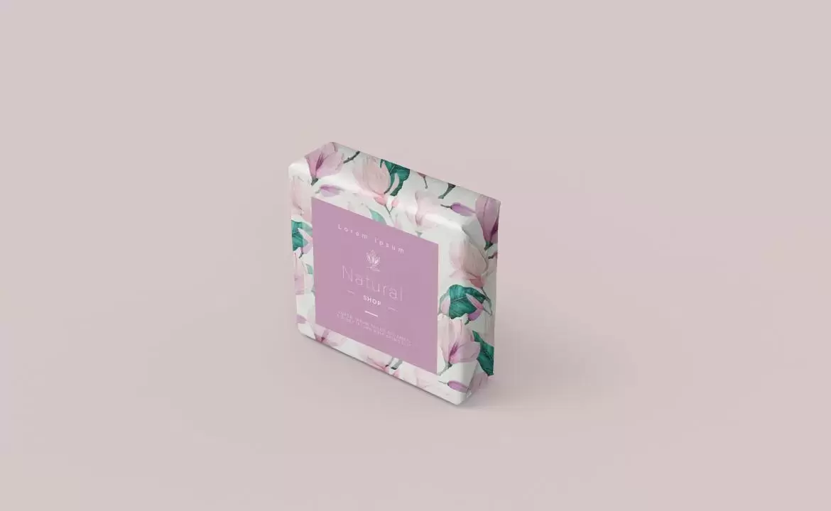 时尚高端逼真质感的肥皂包装设计VI样机展示模型mockups免费下载插图3