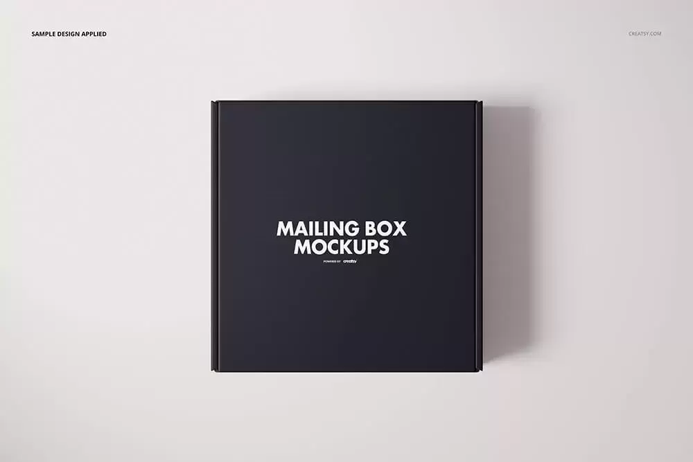 硬纸箱/礼品盒包装设计样机 (psd)免费下载插图6