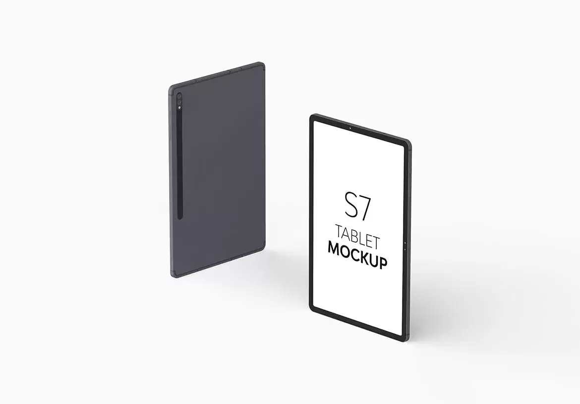 S7平板产品模型 (PSD)免费下载