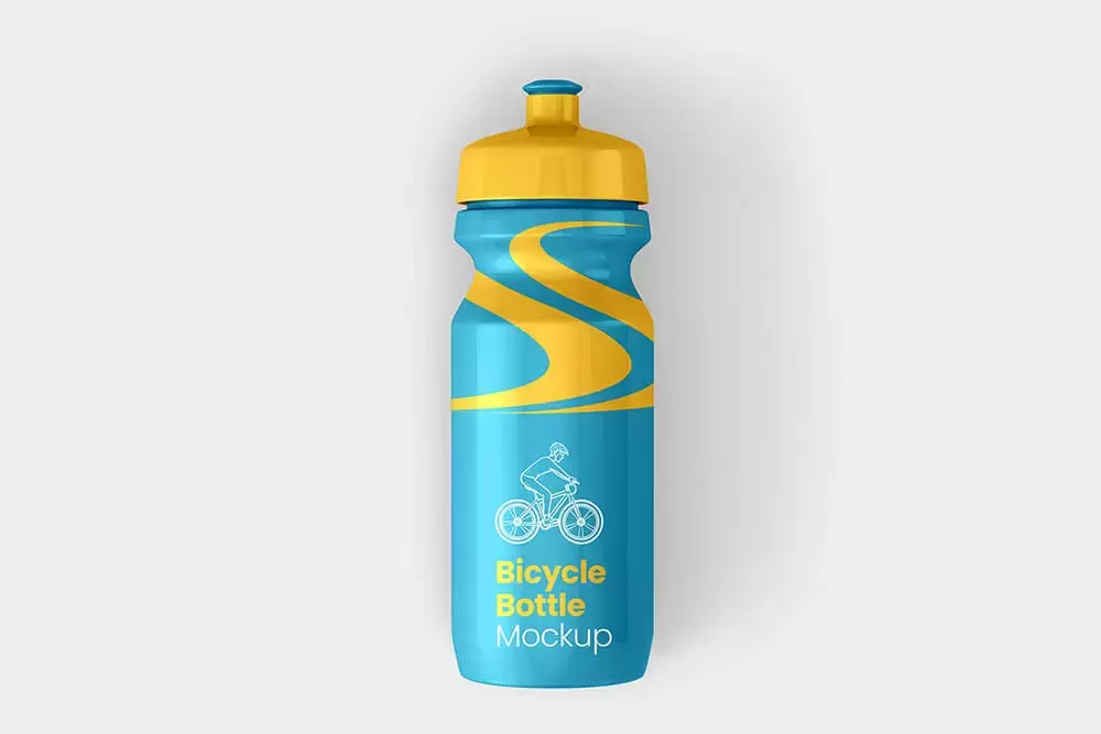 自行车饮水瓶外观包装设计样机模板 (psd)免费下载插图4