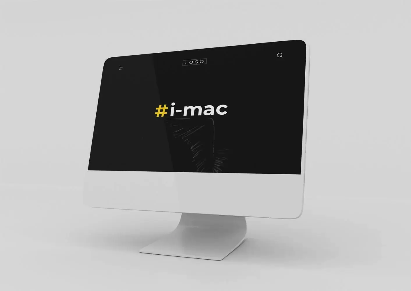 独家高端新款iMac 2021电脑样机 – Vol 03 (PSD)免费下载