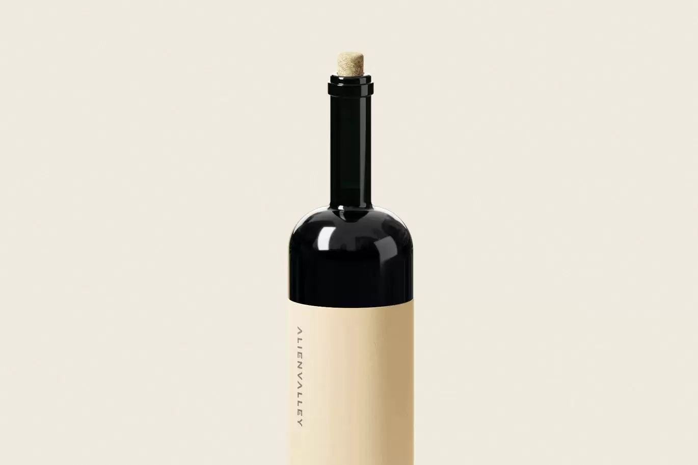 时尚高端专业的红酒葡萄酒洋酒酒瓶包装设计VI样机展示模型mockups免费下载插图3