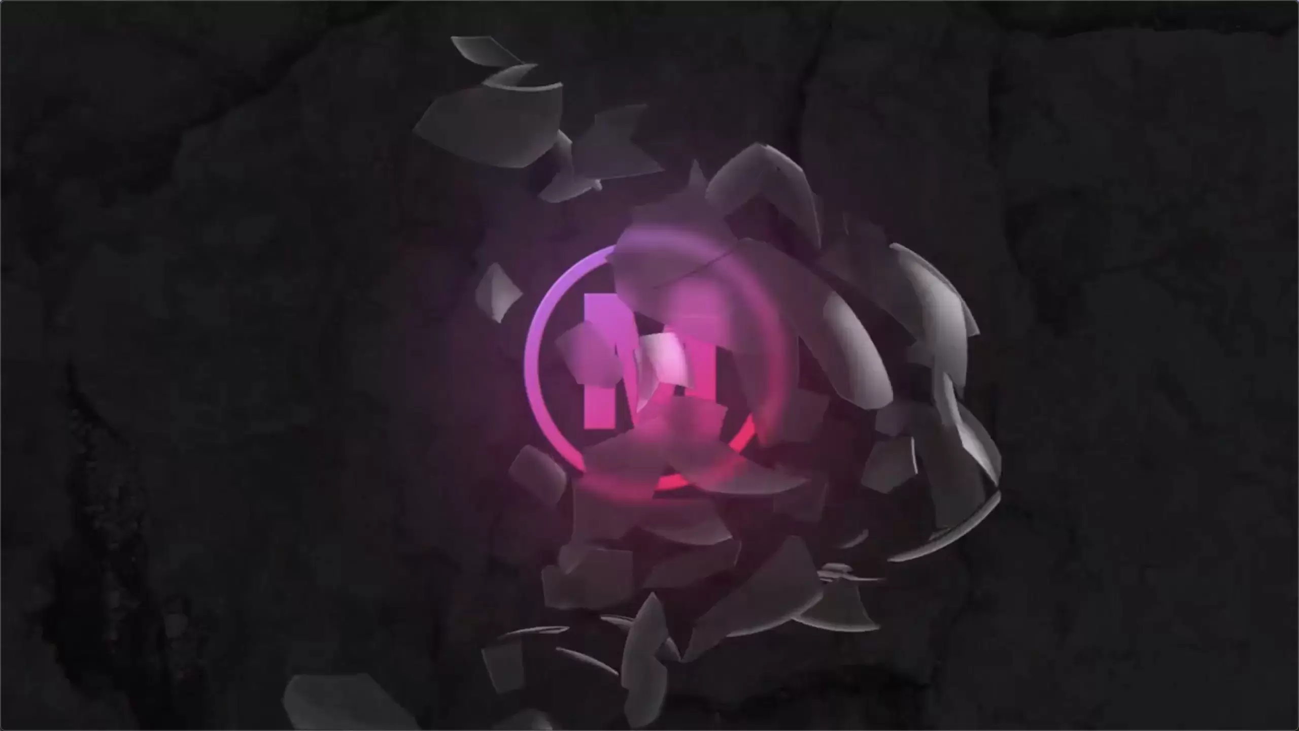 破碎的球体中的LOGO动画AE模板视频下载-含音频
