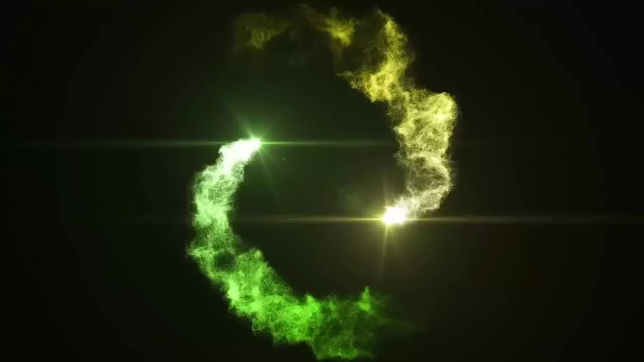 粒子LOGO标志神秘动画AE模板视频下载-附音频