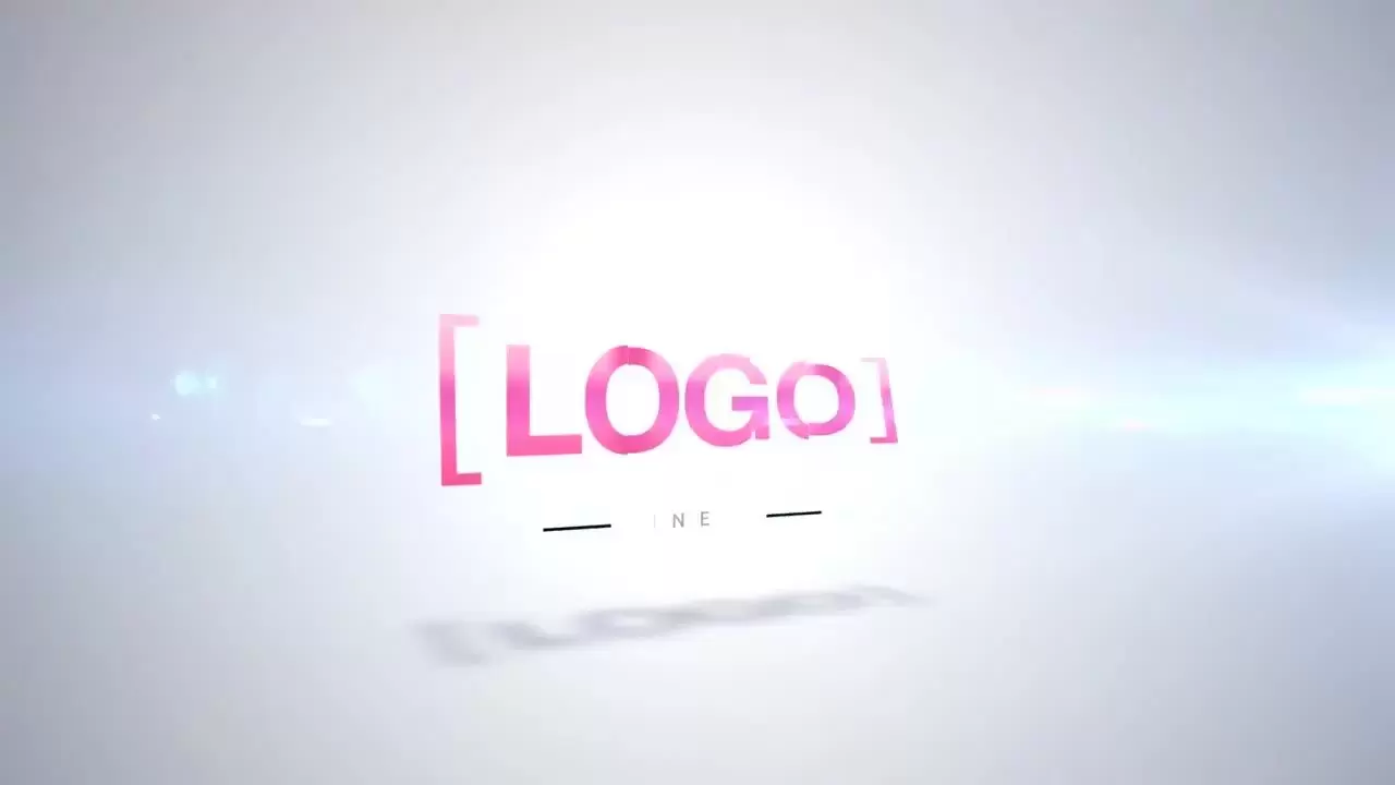 简约的旋转logo动画展示AE模板视频下载-附音频插图