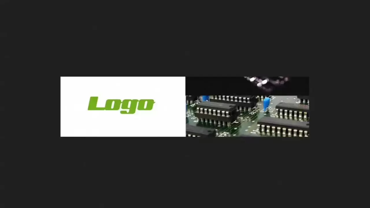 简单数字LOGO标志AE模板视频下载-附音乐