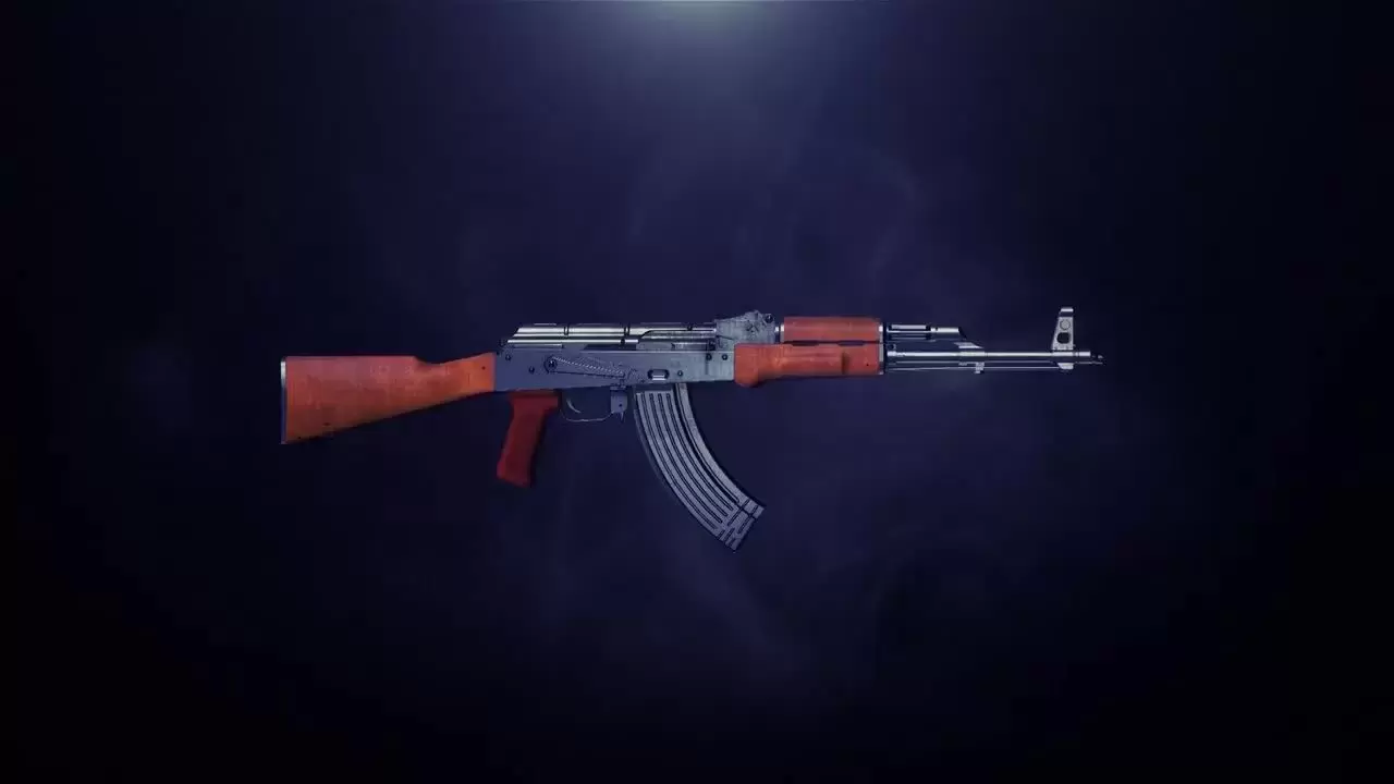 炫酷动态AK47组装logo特效展示视频下载-附音频插图