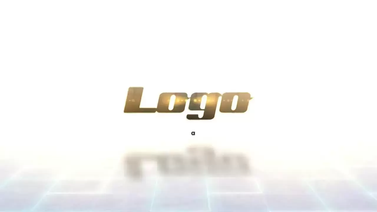 外观光滑的清洁LOGO标志AE模板视频下载-附音频