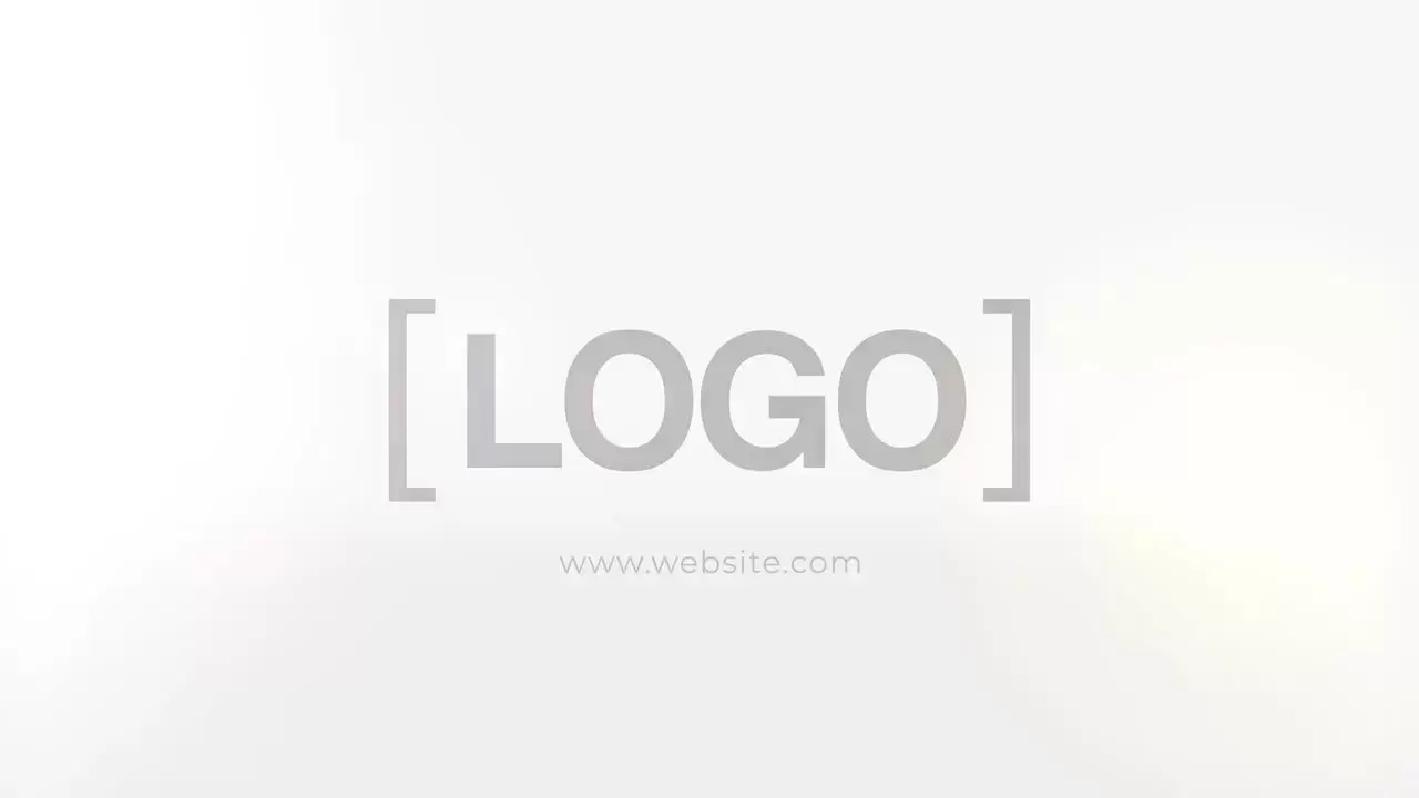 企业油墨LOGO标志AE模板视频下载-附音频