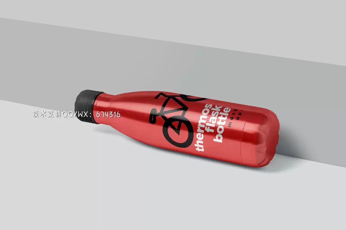 时尚高端专业的高品质真空瓶包装设计VI样机展示模型mockups免费下载插图3