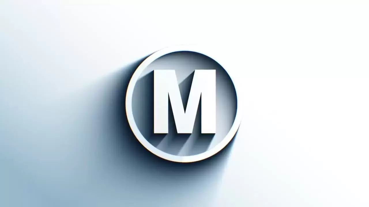 转动的阴影动态logo展示AE模板视频下载-附音频插图