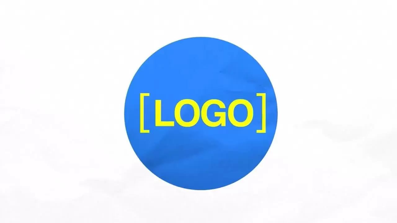 旋转飞溅手工动画LOGO标志AE模板视频下载-附配乐插图