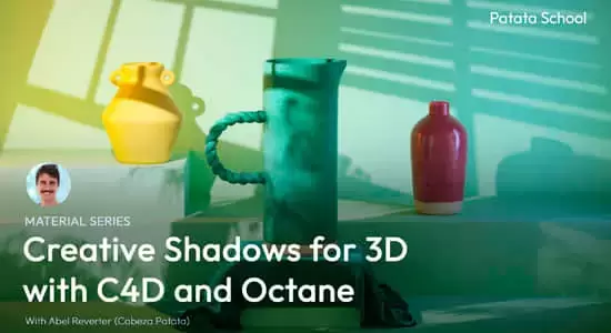 C4D教程-创意真实投影阴影制作 Creative Shadows in Cinema 4D & Octane