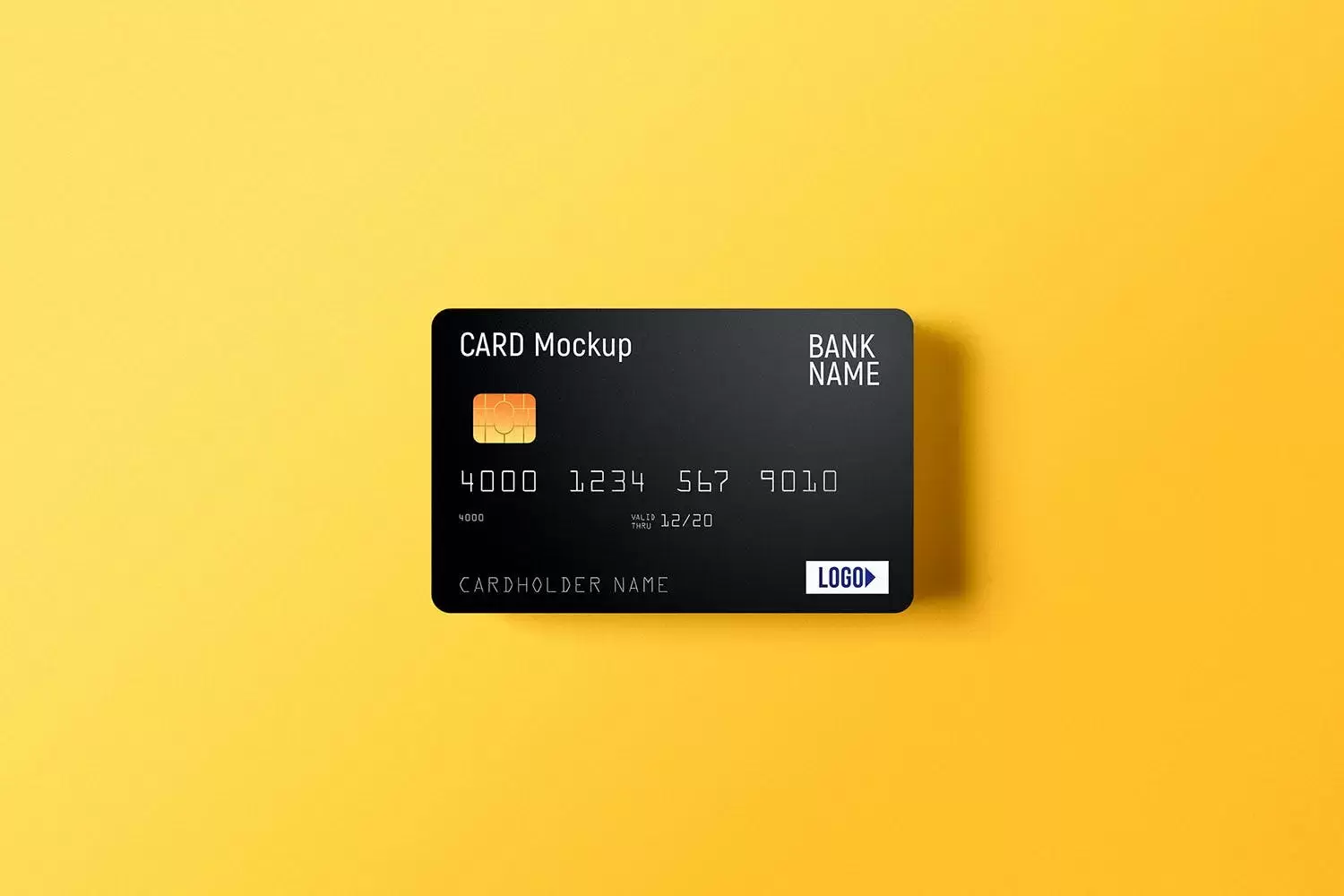 高端信用卡设计模型 (PSD)免费下载