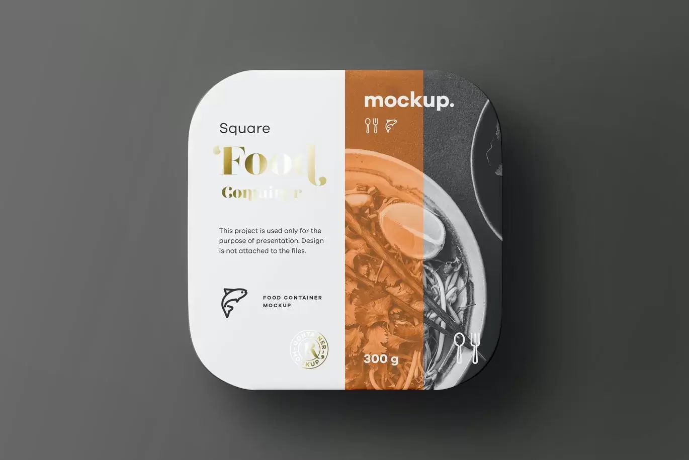 时尚高端专业的高品质正方形食品包装设计VI样机展示模型mockups免费下载插图13