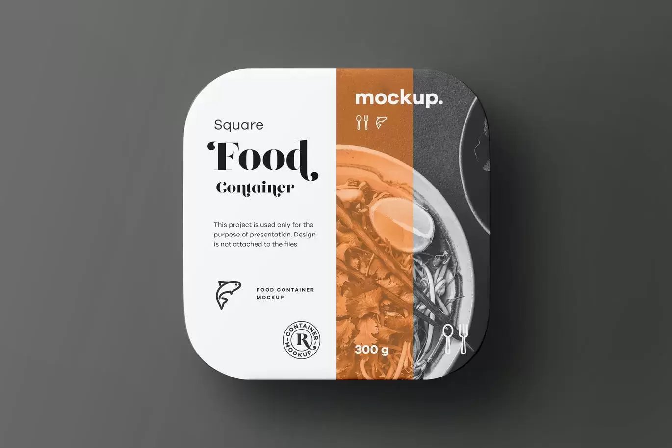 时尚高端专业的高品质正方形食品包装设计VI样机展示模型mockups免费下载插图2