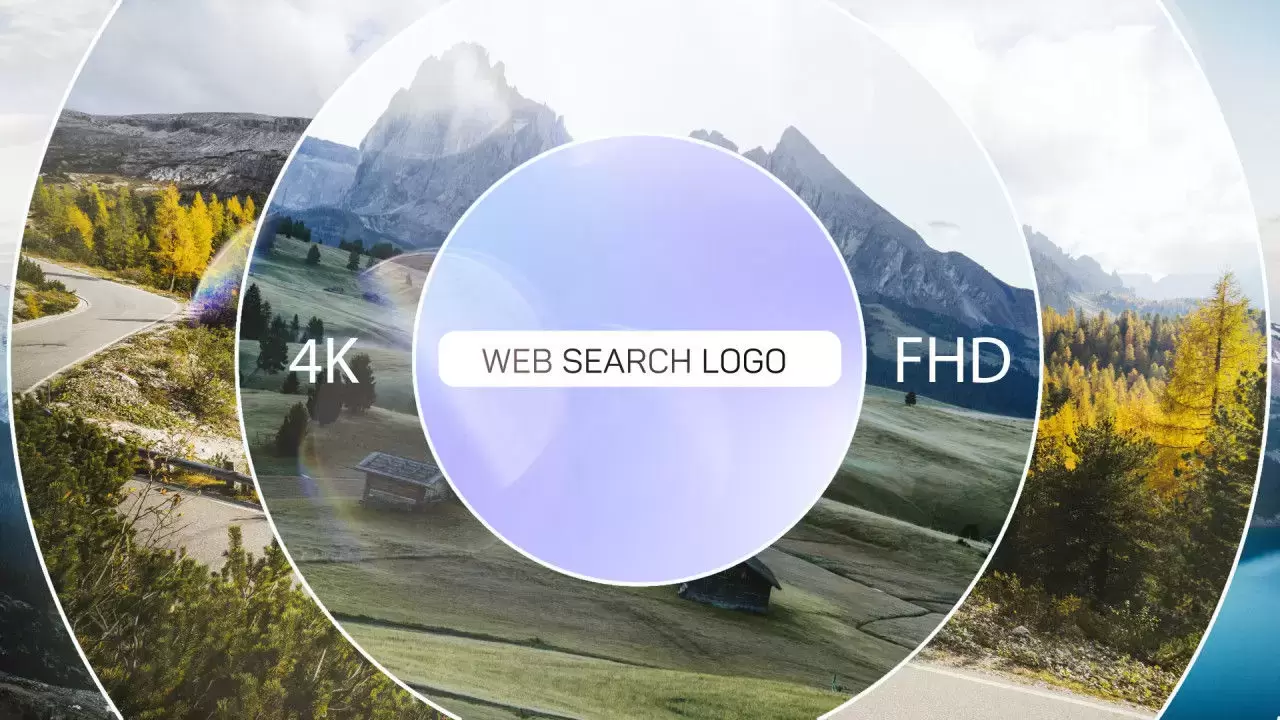 互联网搜索引擎品牌logo演示AE模板视频下载插图