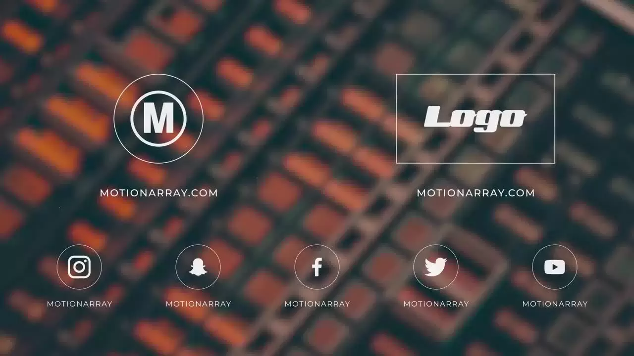 优雅的广告LOGO标志显示AE模板视频下载插图