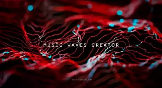 AE模板-音频可视化波浪线条视觉效果动画 Music Waves Creator v1.1