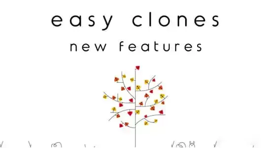 AE脚本-2D图层克隆系统 Easy Clones v2.1插图