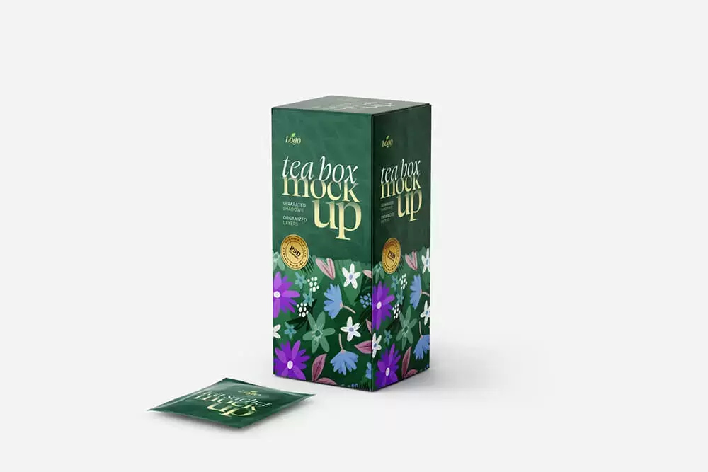 茶盒和茶袋包装设计样机集[1.17GB,PSD]免费下载插图9