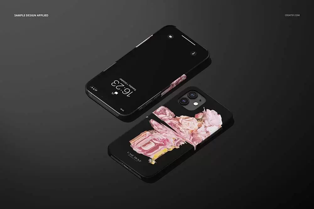 iPhone 12磨砂保护壳样机 (psd)免费下载插图24