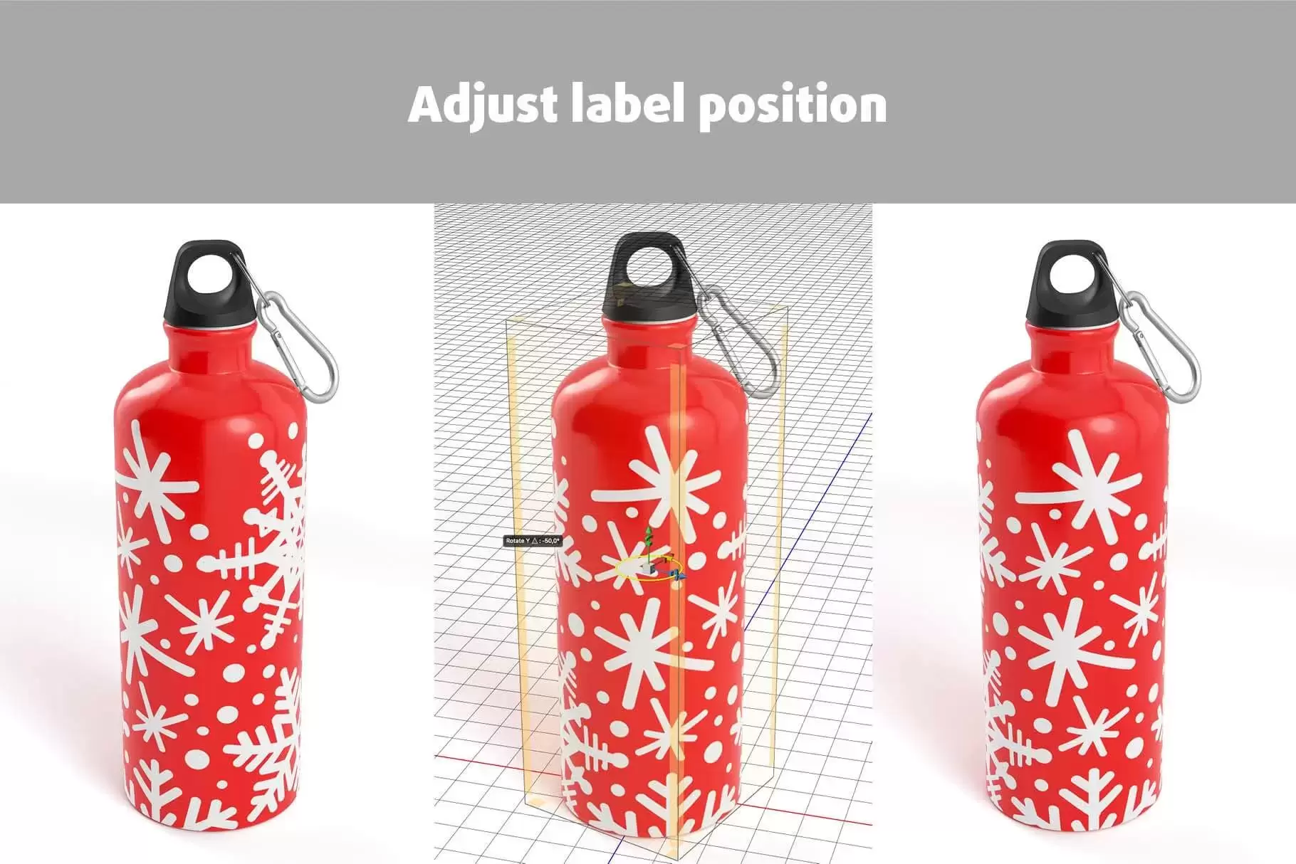 金属铝材质运动水瓶样机 (psd)免费下载插图3