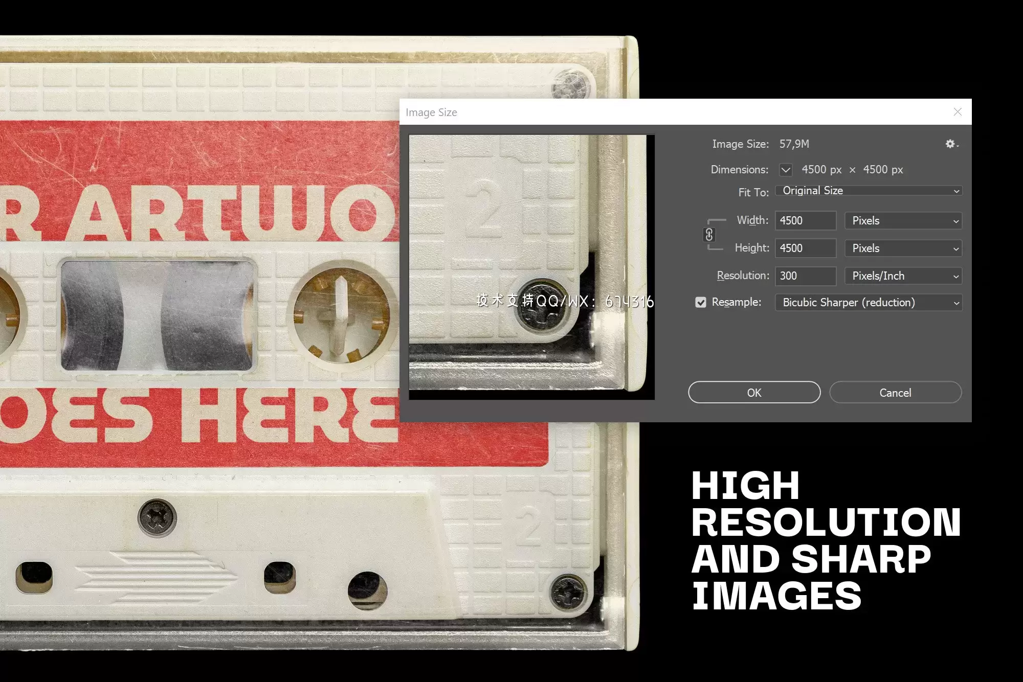 复古盒式磁带品牌设计样机 (psd)免费下载插图5