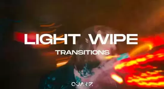 视频素材-20组动感光效闪烁擦除转场过渡动画 Light Wipe Transitions插图