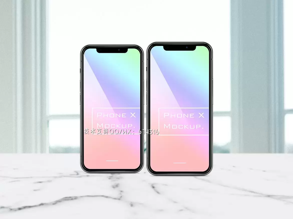 iPhone X手机APP UI样机展示模型mockups免费下载插图2