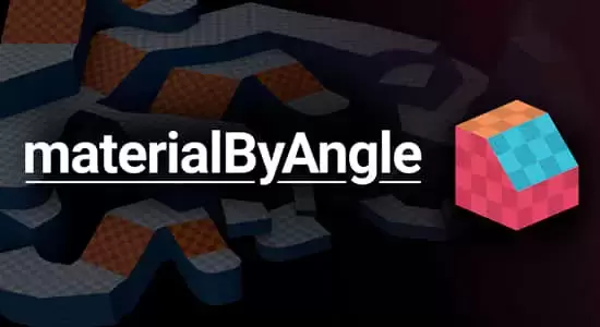 Blender插件-模型表面自动分配材质工具 materialByAngle V1.0.0插图