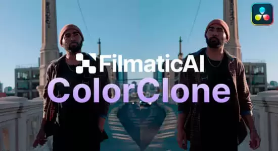视频色彩颜色匹配达芬奇插件 ColorClone V1.1.1 Win