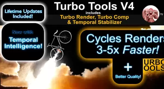 加快渲染速度Blender插件 Turbo Tools V4.1.2插图