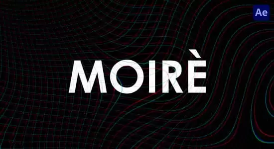 AE脚本-视频摩尔纹视觉特效 Moiré V1.6插图