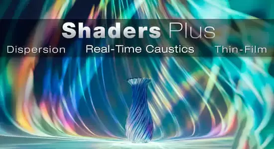 Shaders Plus V4.1 实时焦散薄膜色散Blender插件插图