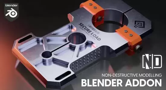 非破坏性硬面建模增强Blender插件 ND – Non-Destructive Modelling V1.43.0插图