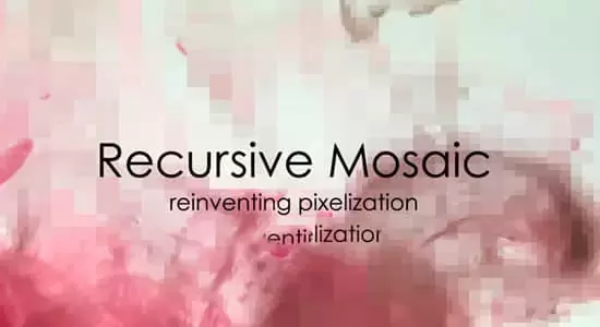 中文汉化AE/PR插件-马赛克网格像素化视觉效果 Recursive Mosaic v1.3.0 Win