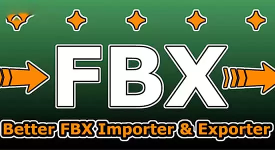 FBX模型导入导出工具Blender插件 Better FBX Importer & Exporter v5.4.10