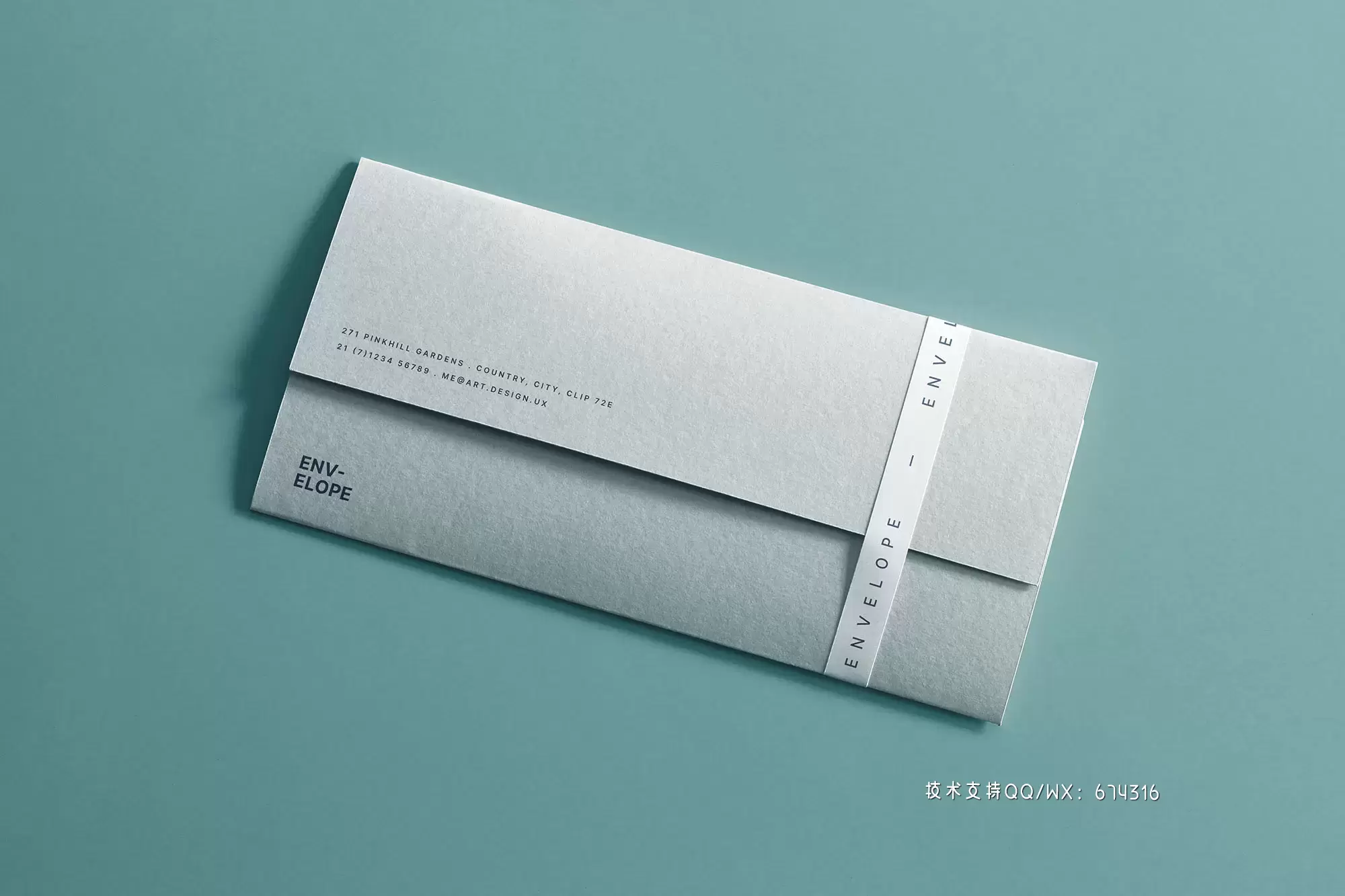 Envelope-with-Ribbon-Mockup