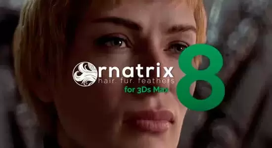 头发毛发羽毛模拟3DS MAX插件 Ephere Ornatrix V8.1.4.34639