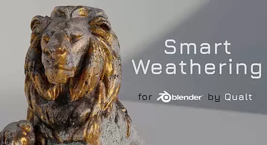 三维模型划痕污迹做旧Blender插件 Smart Weathering v3.0.0