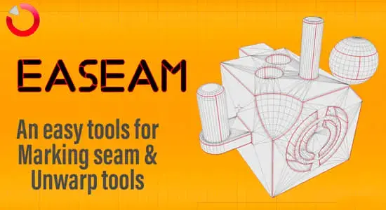 Blender快速展UV插件 Easeam V1.1.0