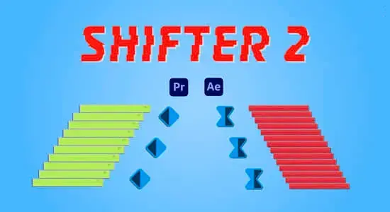 AE/PR脚本-关键帧图层素材快速自动排列移动调整 Shifter V2.0.3